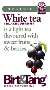 Packshot of Birt&ampTang White Tea + Blackcurrant